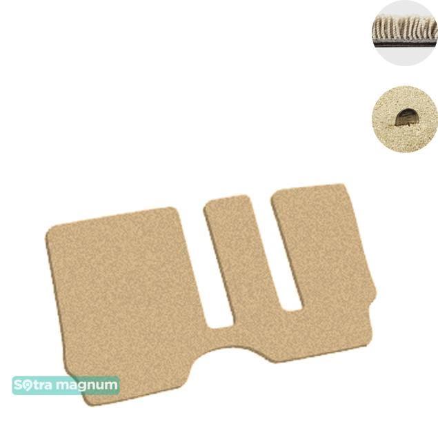 Sotra 06674-3-MG20-BEIGE Interior mats Sotra two-layer beige for KIA Carens (2007-2013), set 066743MG20BEIGE
