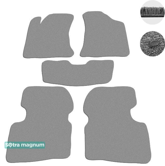 Sotra 06683-MG20-GREY Interior mats Sotra two-layer gray for Hyundai Elantra (2006-2010), set 06683MG20GREY