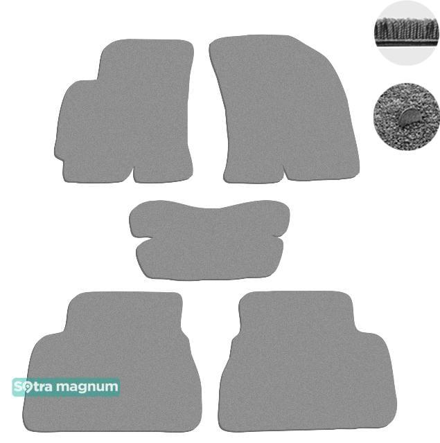 Sotra 06691-MG20-GREY Interior mats Sotra two-layer gray for Chevrolet Epica (2006-2015), set 06691MG20GREY