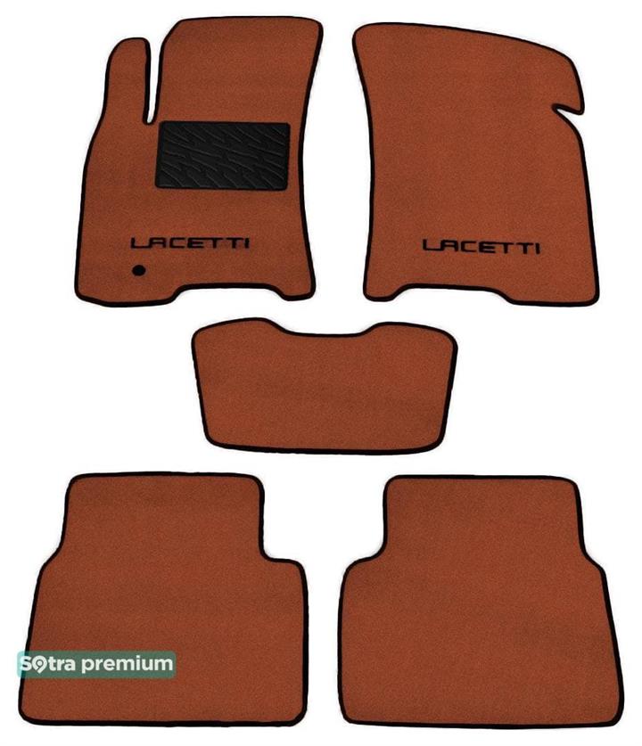Sotra 06692-CH-TERRA Interior mats Sotra two-layer terracotta for Chevrolet Lacetti / nubira (2004-2011), set 06692CHTERRA