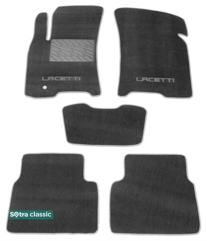 Sotra 06692-GD-GREY Interior mats Sotra two-layer gray for Chevrolet Lacetti / nubira (2004-2011), set 06692GDGREY