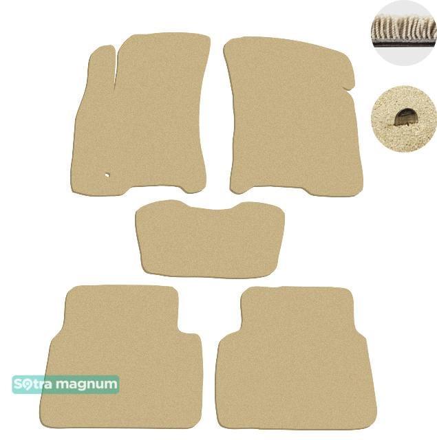Sotra 06692-MG20-BEIGE Interior mats Sotra two-layer beige for Chevrolet Lacetti / nubira (2004-2011), set 06692MG20BEIGE
