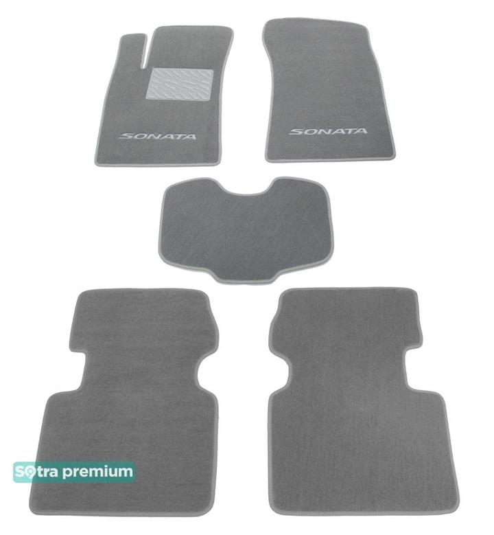 Sotra 06697-CH-GREY Interior mats Sotra two-layer gray for Hyundai Sonata (2004-2009), set 06697CHGREY