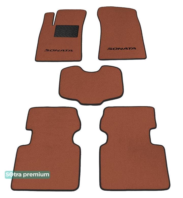 Sotra 06697-CH-TERRA Interior mats Sotra two-layer terracotta for Hyundai Sonata (2004-2009), set 06697CHTERRA