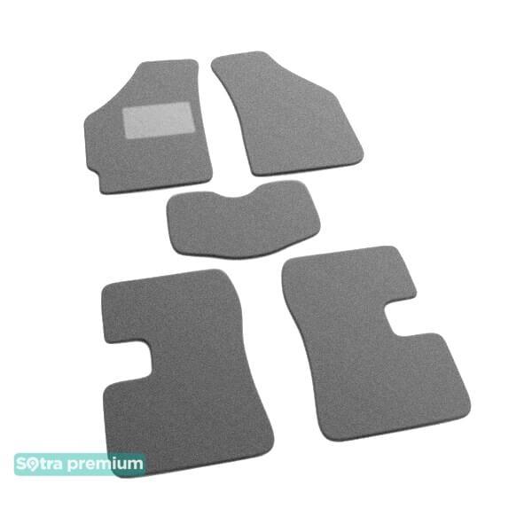 Sotra 06708-CH-GREY Interior mats Sotra two-layer gray for Chery Qq / s11 (2003-), set 06708CHGREY