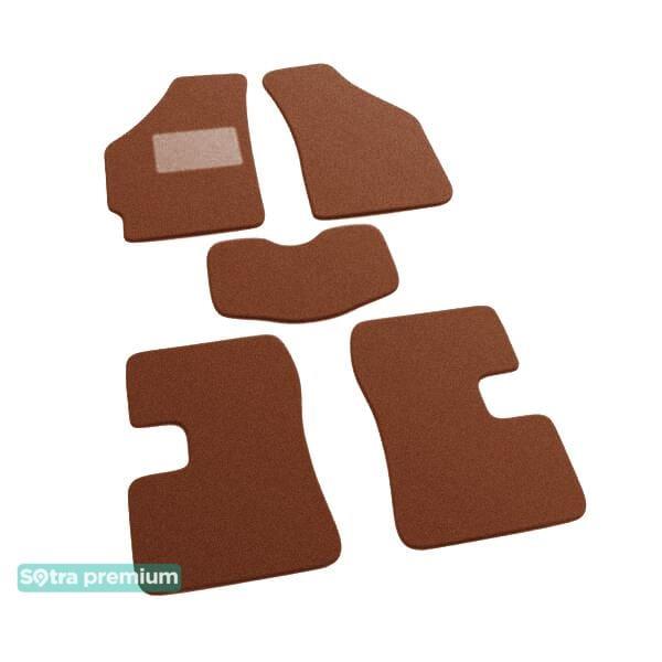 Sotra 06708-CH-TERRA Interior mats Sotra two-layer terracotta for Chery Qq / s11 (2003-), set 06708CHTERRA