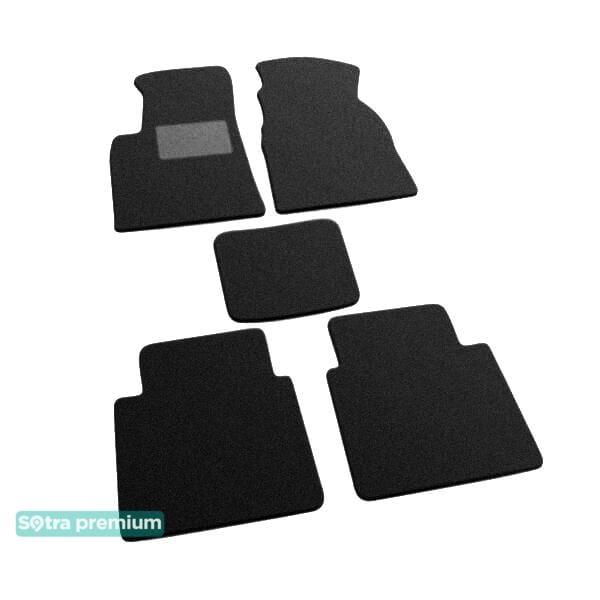 Sotra 06717-CH-BLACK Interior mats Sotra two-layer black for Hyundai Matrix / lavita (2001-2007), set 06717CHBLACK