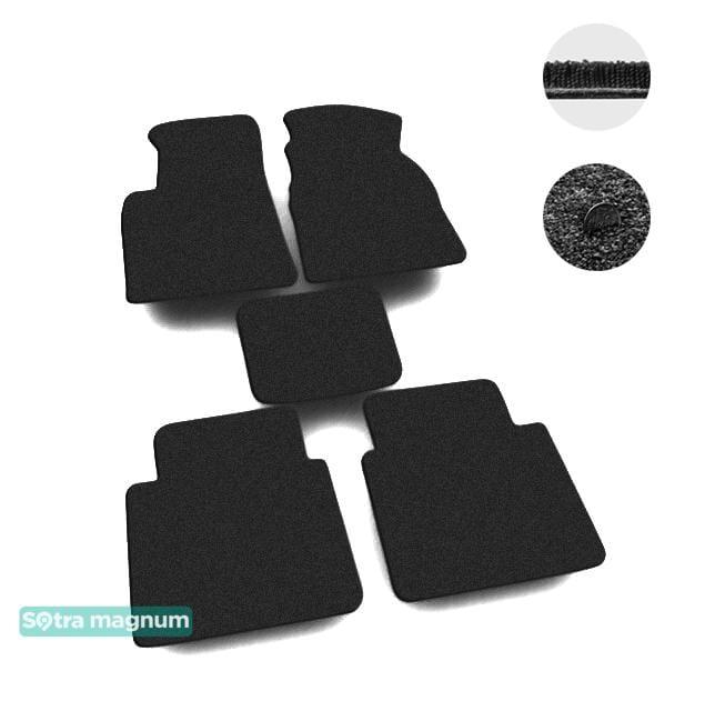 Sotra 06717-MG15-BLACK Interior mats Sotra two-layer black for Hyundai Matrix / lavita (2001-2007), set 06717MG15BLACK