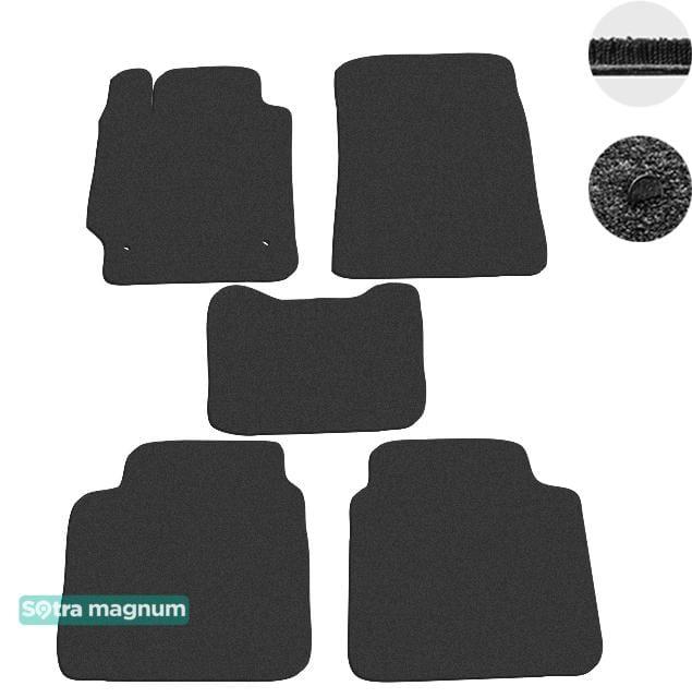 Sotra 06719-MG15-BLACK Interior mats Sotra two-layer black for Toyota Camry (2007-2011), set 06719MG15BLACK