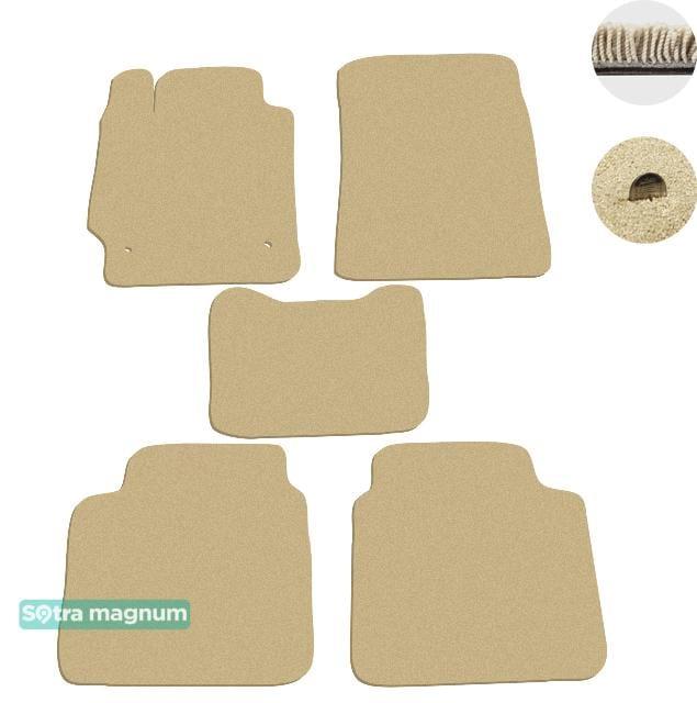 Sotra 06719-MG20-BEIGE Interior mats Sotra two-layer beige for Toyota Camry (2007-2011), set 06719MG20BEIGE