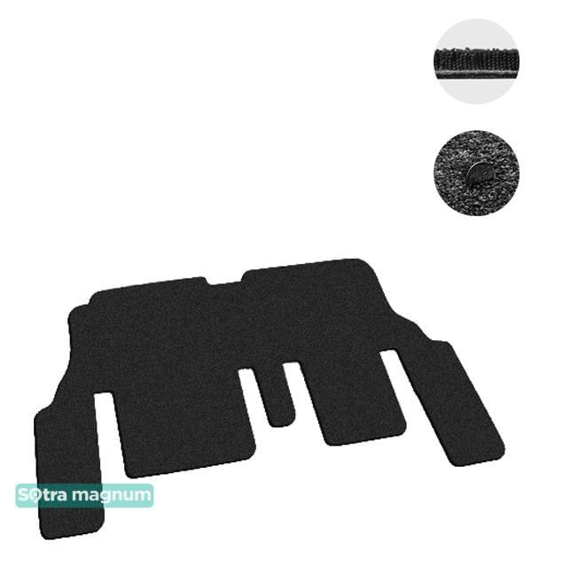 Sotra 06726-3-MG15-BLACK Interior mats Sotra two-layer black for Mazda Cx-9 (2007-2015), set 067263MG15BLACK