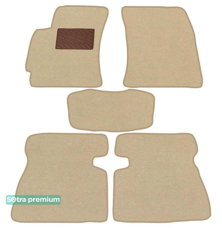 Sotra 06740-CH-BEIGE Interior mats Sotra two-layer beige for Chery B11 / eastar (2003-2013), set 06740CHBEIGE