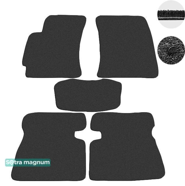 Sotra 06740-MG15-BLACK Interior mats Sotra two-layer black for Chery B11 / eastar (2003-2013), set 06740MG15BLACK