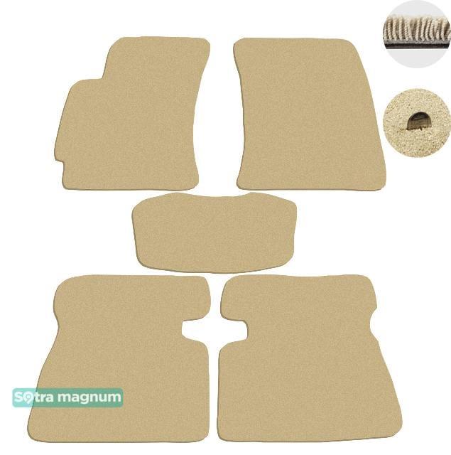 Sotra 06740-MG20-BEIGE Interior mats Sotra two-layer beige for Chery B11 / eastar (2003-2013), set 06740MG20BEIGE