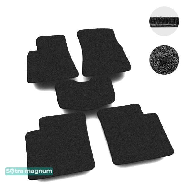 Sotra 06744-MG15-BLACK Interior mats Sotra two-layer black for Chery Tiggo (2005-), set 06744MG15BLACK