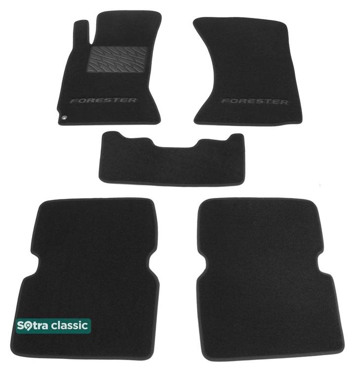 Sotra 06764-GD-GREY Interior mats Sotra two-layer gray for Subaru Forester (2003-2007), set 06764GDGREY