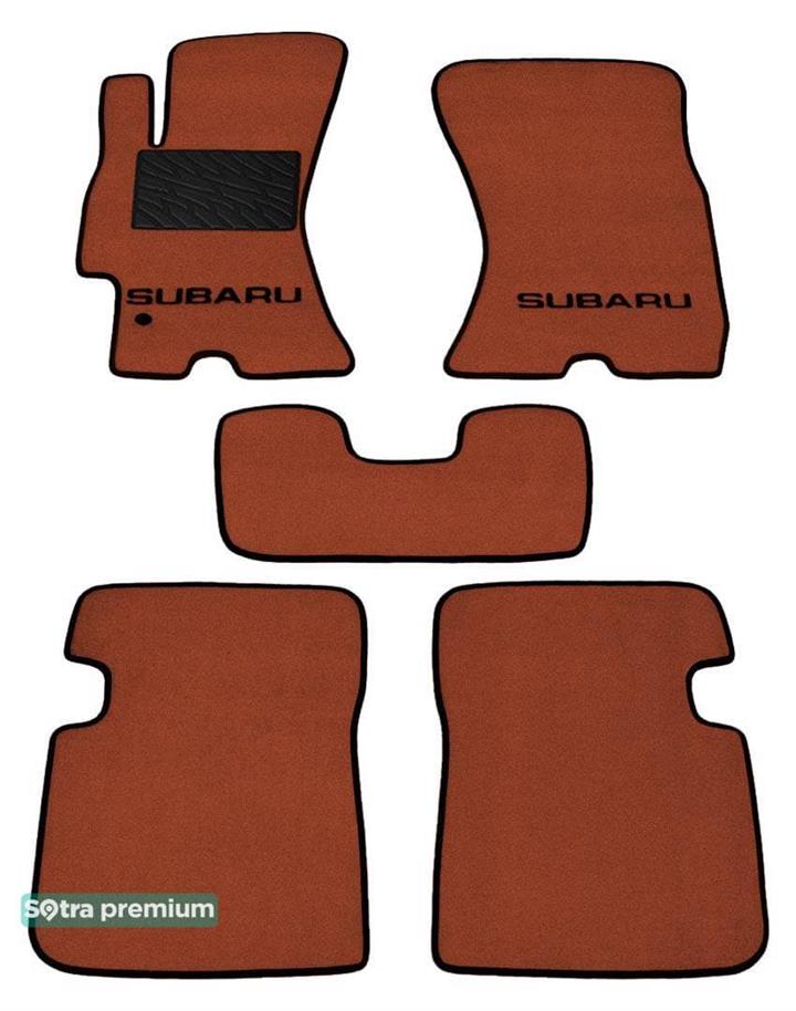 Sotra 06766-CH-TERRA Interior mats Sotra Two-layer terracotta for Subaru Legacy/Outback, set 06766CHTERRA