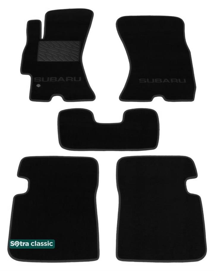 Sotra 06766-GD-BLACK Interior mats Sotra Two-layer black for Subaru Legacy/Outback, set 06766GDBLACK