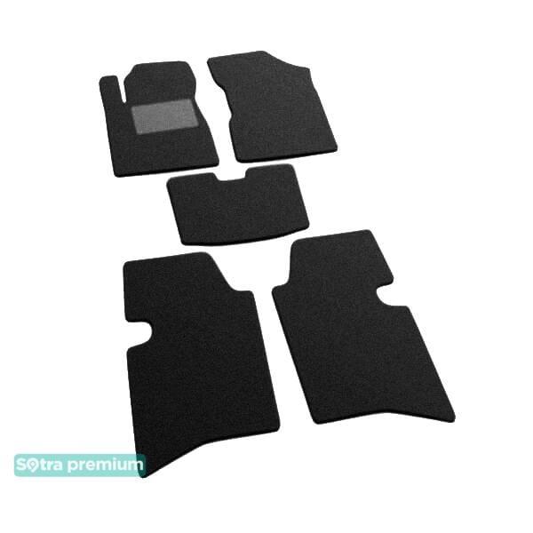 Sotra 06769-CH-BLACK Interior mats Sotra two-layer black for Geely Mk (2006-2014), set 06769CHBLACK