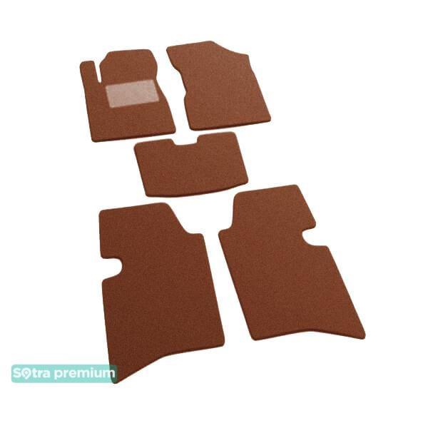Sotra 06769-CH-TERRA Interior mats Sotra two-layer terracotta for Geely Mk (2006-2014), set 06769CHTERRA