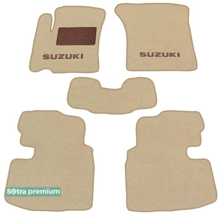 Sotra 06780-CH-BEIGE Interior mats Sotra two-layer beige for Suzuki Swift (2005-2010), set 06780CHBEIGE