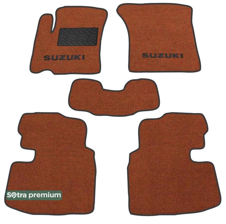 Sotra 06780-CH-TERRA Interior mats Sotra two-layer terracotta for Suzuki Swift (2005-2010), set 06780CHTERRA
