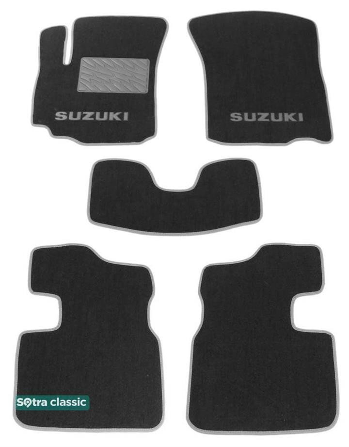 Sotra 06782-GD-GREY Interior mats Sotra two-layer gray for Suzuki Sx4 (2006-2014), set 06782GDGREY
