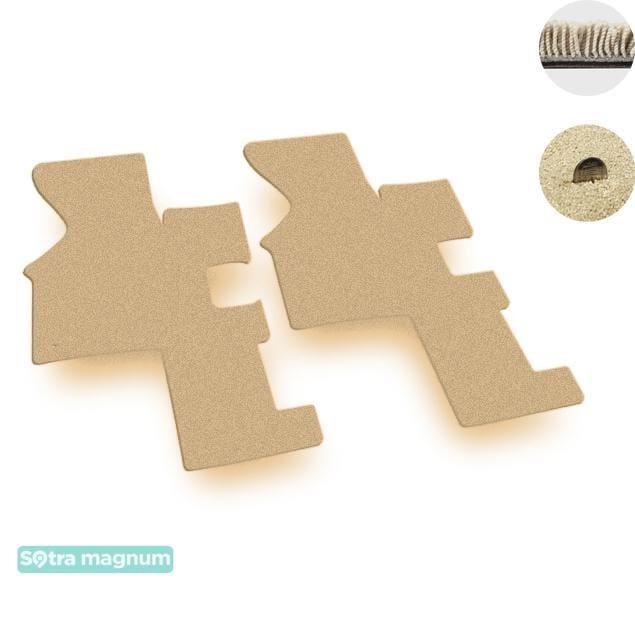 Sotra 06783-MG20-BEIGE Interior mats Sotra two-layer beige for Volkswagen Multivan (1990-2003), set 06783MG20BEIGE