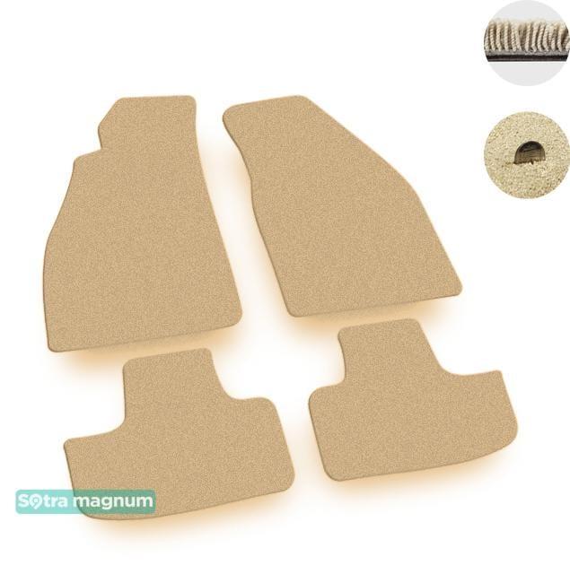 Sotra 06787-MG20-BEIGE Interior mats Sotra two-layer beige for Alfa Romeo Gtv (1995-2005), set 06787MG20BEIGE