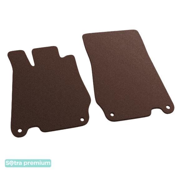 Sotra 06813-CH-CHOCO Interior mats Sotra two-layer brown for Mercedes Sl-class (2006-2011), set 06813CHCHOCO
