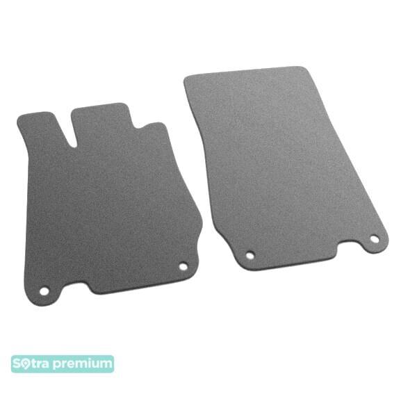 Sotra 06813-CH-GREY Interior mats Sotra two-layer gray for Mercedes Sl-class (2006-2011), set 06813CHGREY