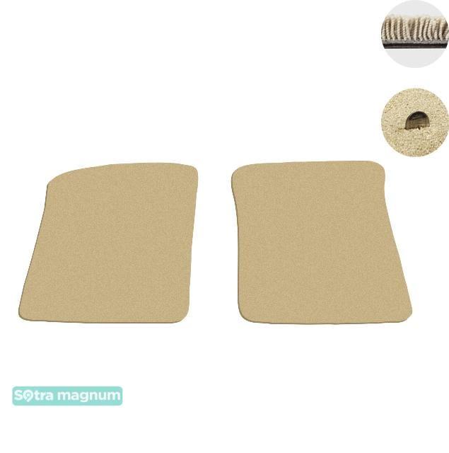 Sotra 06814-MG20-BEIGE Interior mats Sotra two-layer beige for Renault Kangoo (1997-2007), set 06814MG20BEIGE