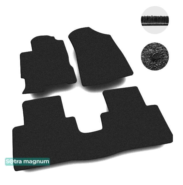 Sotra 06818-MG15-BLACK Interior mats Sotra two-layer black for Acura Rdx (2006-2012), set 06818MG15BLACK