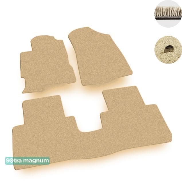 Sotra 06818-MG20-BEIGE Interior mats Sotra two-layer beige for Acura Rdx (2006-2012), set 06818MG20BEIGE