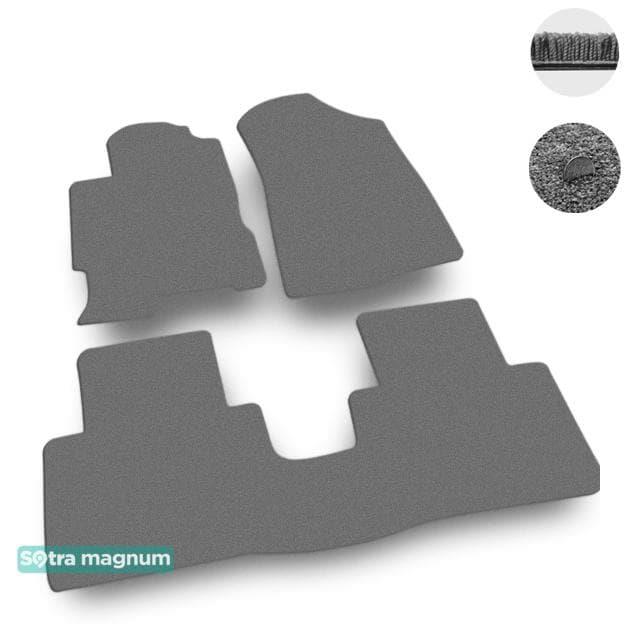 Sotra 06818-MG20-GREY Interior mats Sotra two-layer gray for Acura Rdx (2006-2012), set 06818MG20GREY