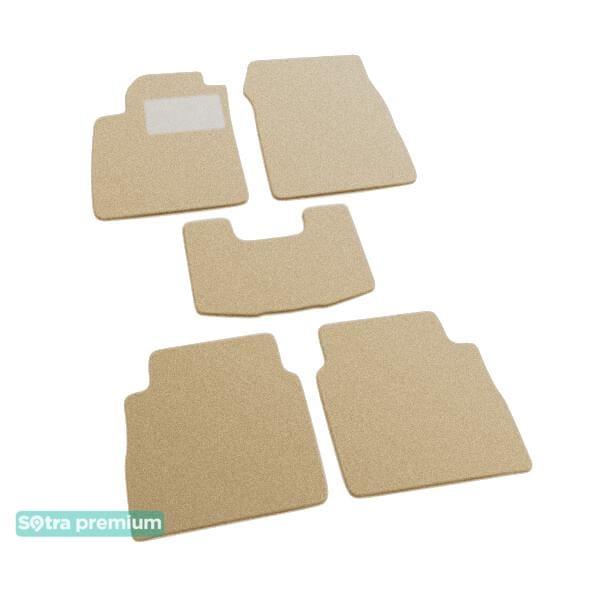 Sotra 06829-CH-BEIGE Interior mats Sotra two-layer beige for Opel Vectra c (2006-2008), set 06829CHBEIGE