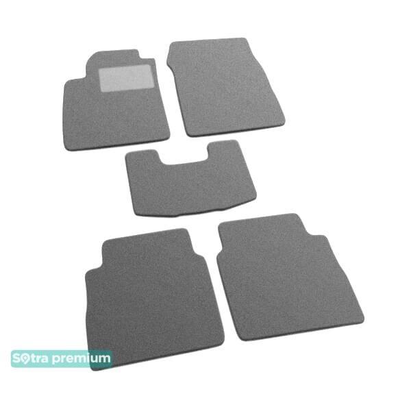 Sotra 06829-CH-GREY Interior mats Sotra two-layer gray for Opel Vectra c (2006-2008), set 06829CHGREY