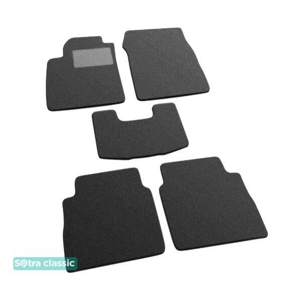 Sotra 06829-GD-GREY Interior mats Sotra two-layer gray for Opel Vectra c (2006-2008), set 06829GDGREY