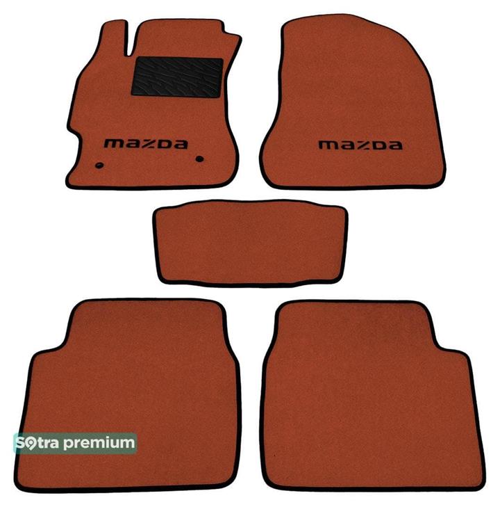 Sotra 06831-CH-TERRA Interior mats Sotra two-layer terracotta for Mazda 6 (2008-2012), set 06831CHTERRA