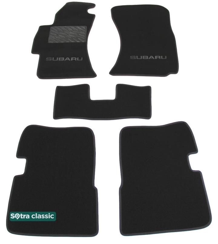 Sotra 06833-GD-GREY Interior mats Sotra two-layer gray for Subaru Impreza (2007-2011), set 06833GDGREY