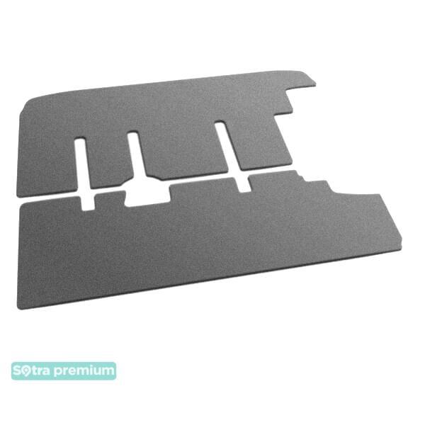Sotra 06845-CH-GREY Interior mats Sotra two-layer gray for Opel Vivaro (2001-2014), set 06845CHGREY