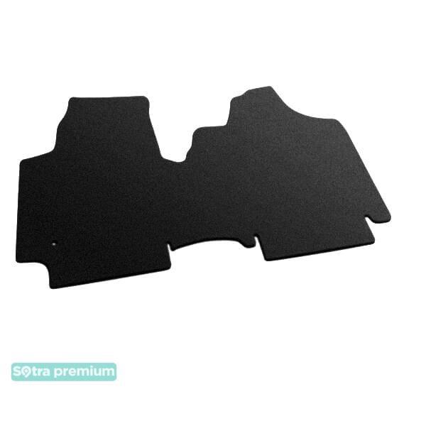 Sotra 06855-CH-BLACK Interior mats Sotra two-layer black for Citroen Jumpy (2007-2016), set 06855CHBLACK