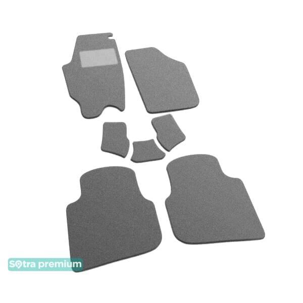 Sotra 06863-CH-GREY Interior mats Sotra two-layer gray for Skoda Roomster (2006-2015), set 06863CHGREY
