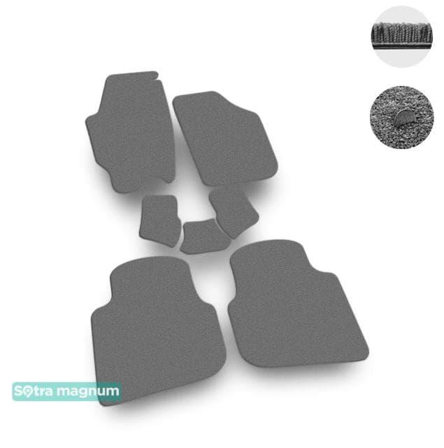 Sotra 06863-MG20-GREY Interior mats Sotra two-layer gray for Skoda Roomster (2006-2015), set 06863MG20GREY