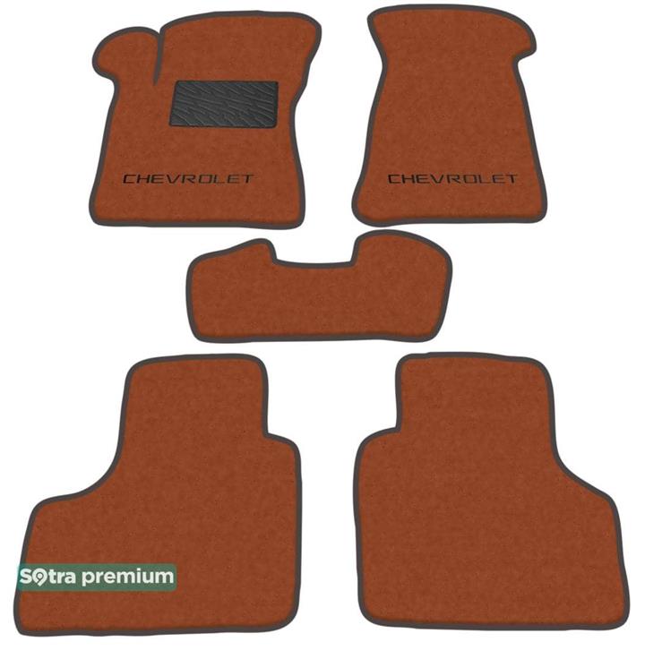 Sotra 06891-CH-TERRA Interior mats Sotra two-layer terracotta for Chevrolet Niva 2123 (2002-), set 06891CHTERRA