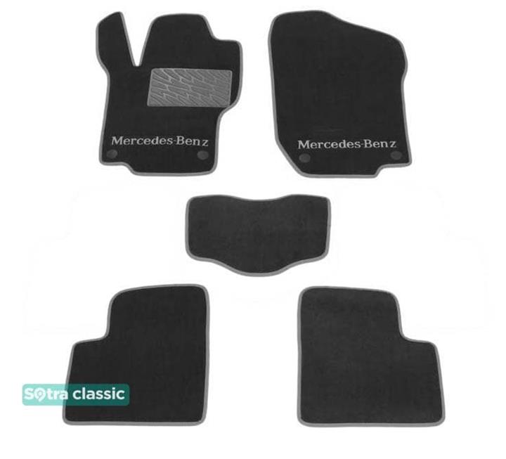 Sotra 06898-GD-GREY Interior mats Sotra two-layer gray for Mercedes Gl-class (2006-2012), set 06898GDGREY