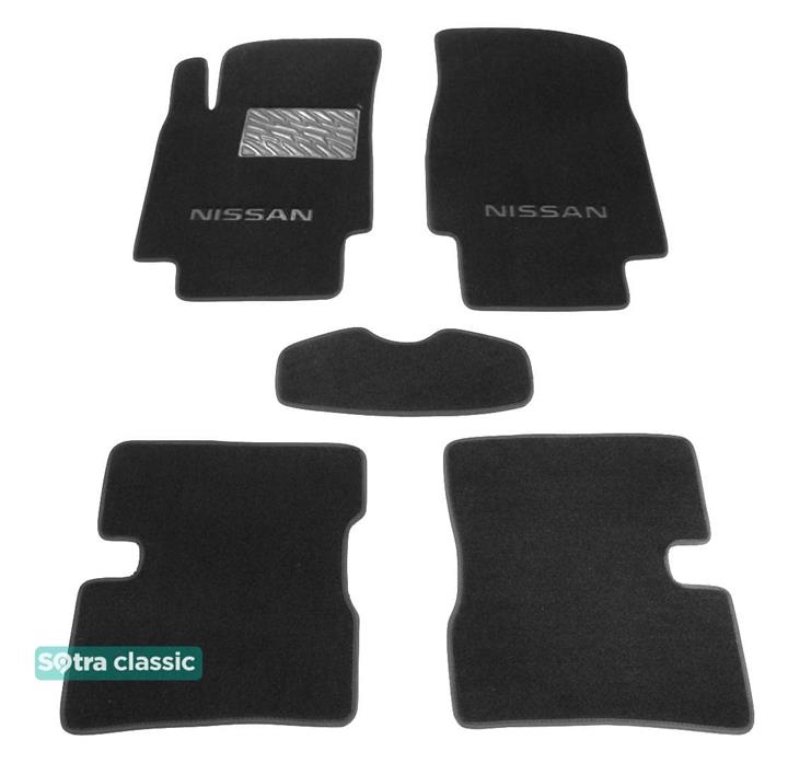 Sotra 06899-GD-GREY Interior mats Sotra two-layer gray for Nissan Micra (2002-2010), set 06899GDGREY