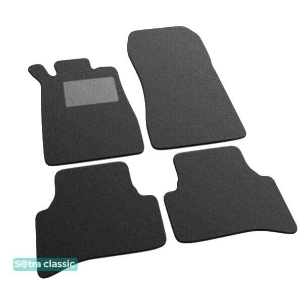Sotra 06901-GD-GREY Interior mats Sotra two-layer gray for Mercedes Clk-class (1997-2003), set 06901GDGREY
