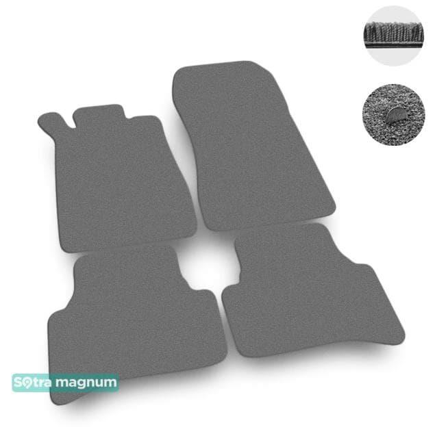 Sotra 06901-MG20-GREY Interior mats Sotra two-layer gray for Mercedes Clk-class (1997-2003), set 06901MG20GREY