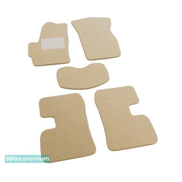 Sotra 06903-CH-BEIGE Interior mats Sotra two-layer beige for Chery Kimo / a1 (2007-2015), set 06903CHBEIGE